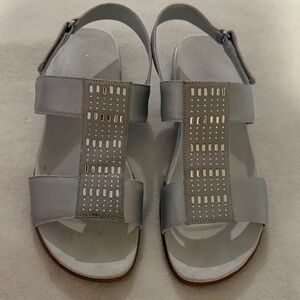 Easy Spirit Silver Sandals